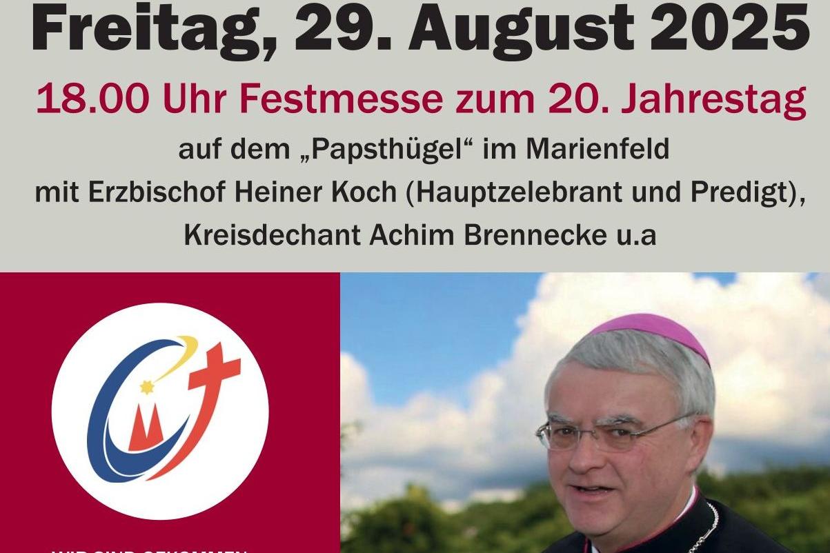 Messe -Papsthuegel in 2025