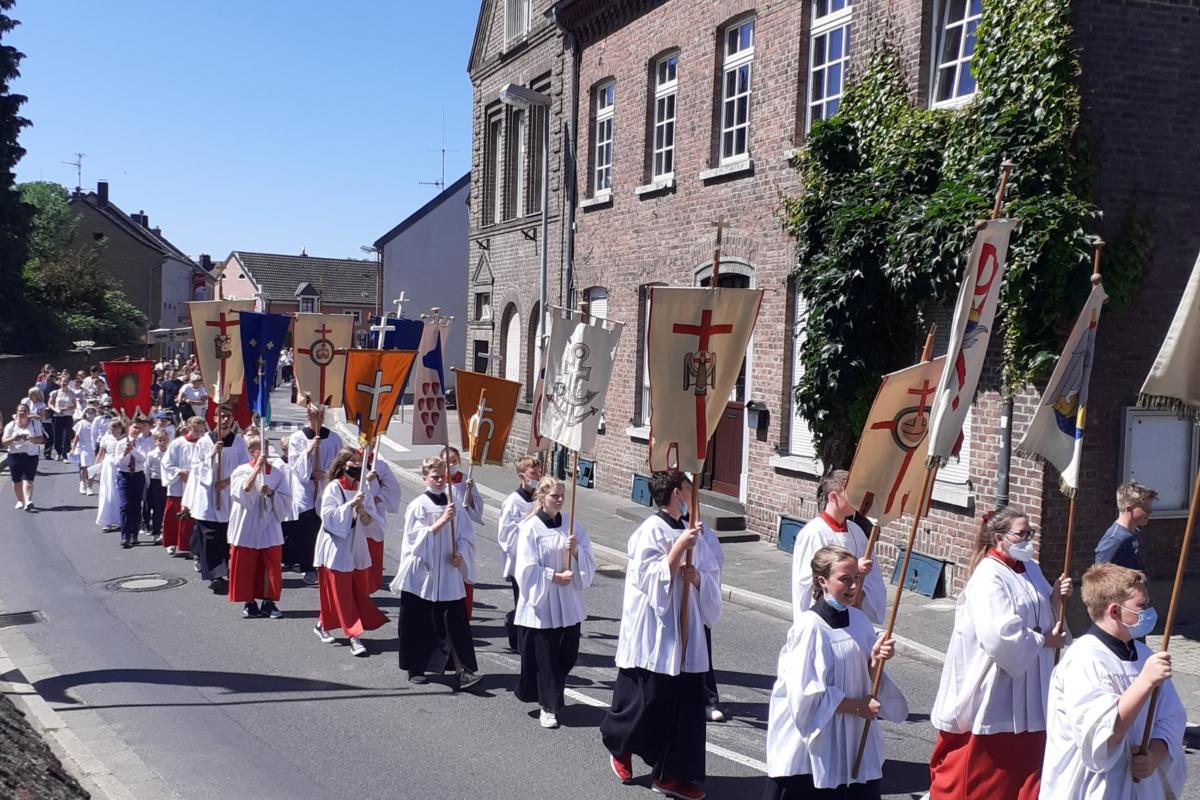 Fronleichnamsprozession 2022 in Kirchherten