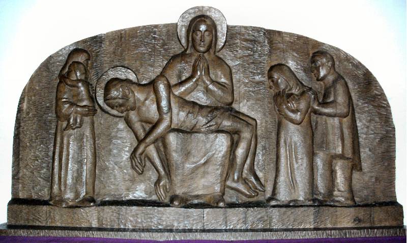 Das Andachtsbild Pieta von Maria Fuss